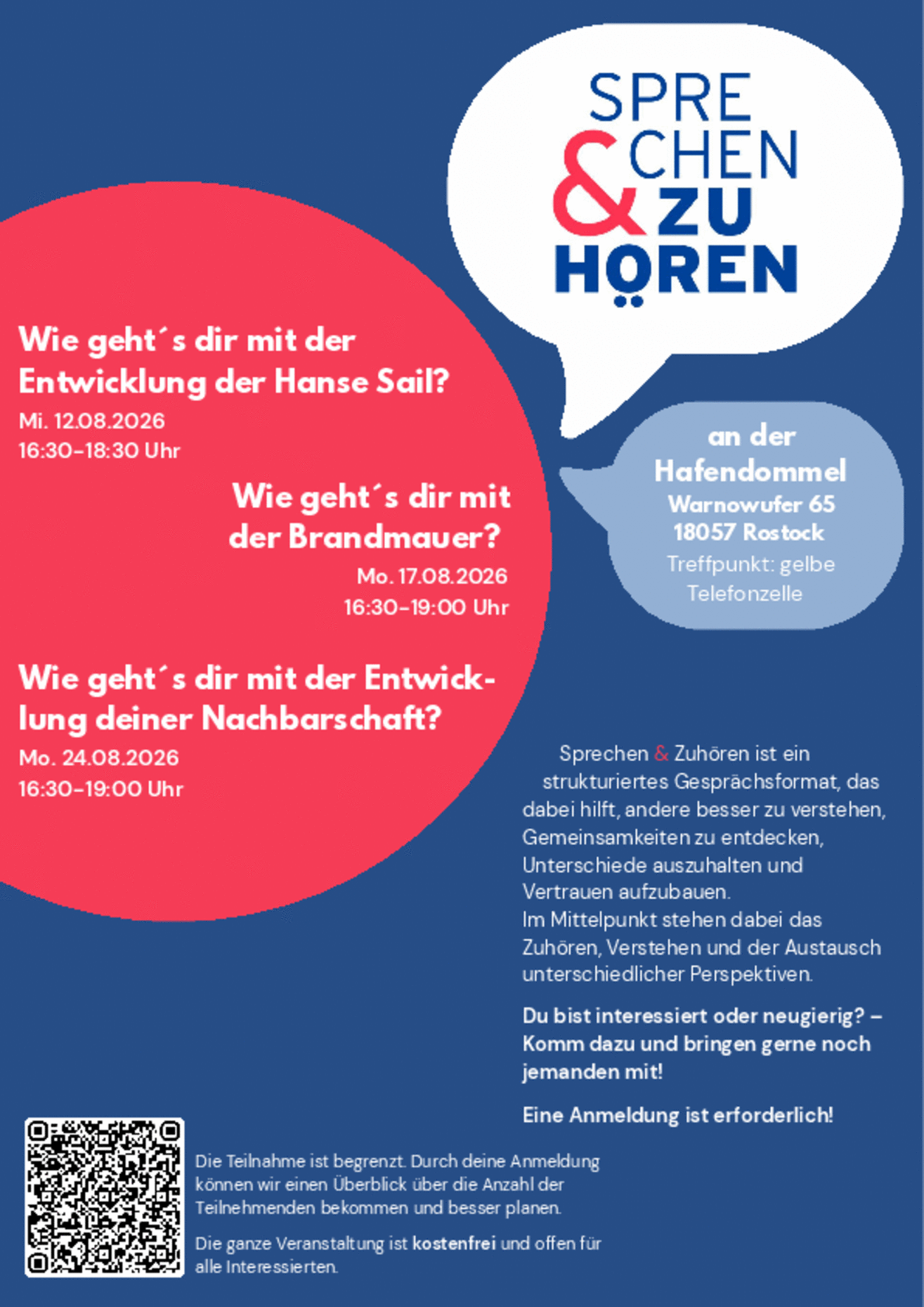 Bild zur Veranstaltung Sprechen & Zuhören: Wie geht es dir mit der Brandmauer?